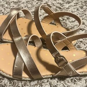 Cat & Jack Metallic Sandals